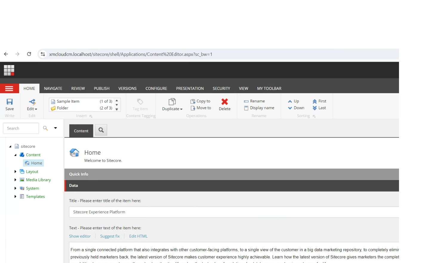 SitecoreContentEditor
